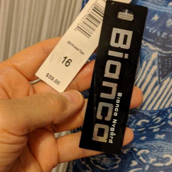 🇨🇦 Sz 16 Bianca Nygärd Georgette Pullover Blouse - Picture 6 of 7